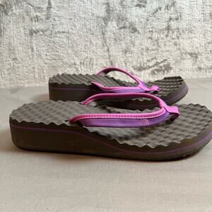 The North Face Base Camp‎ Purple Foam Sandals Sz 7.5